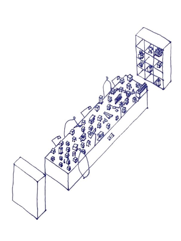 Visual diagram of the installation – fragment