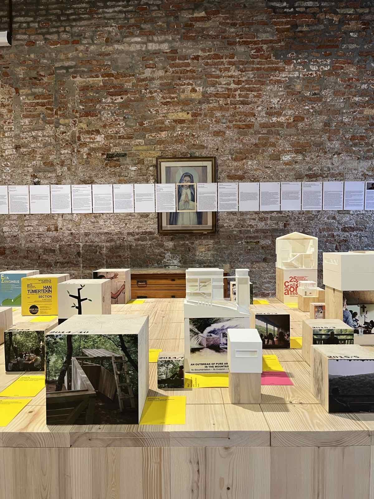 Exhibits on the working table