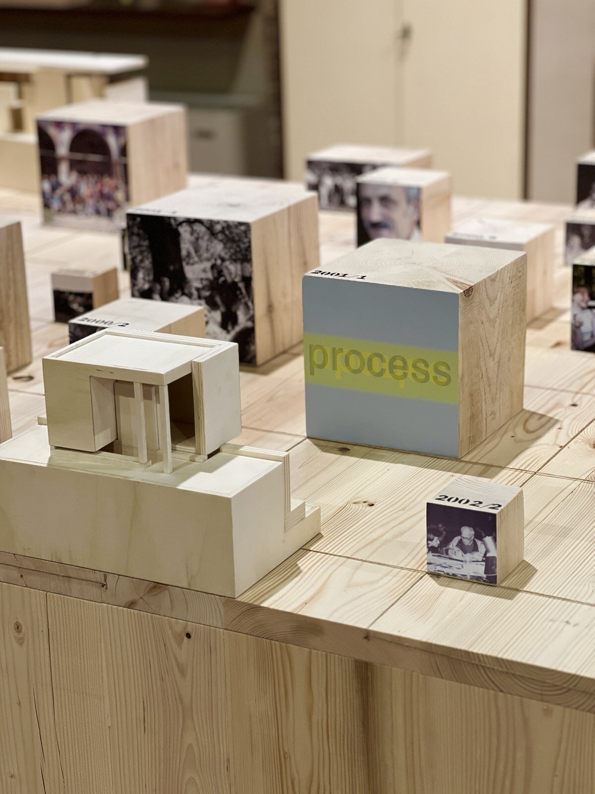 Exhibits on the working table