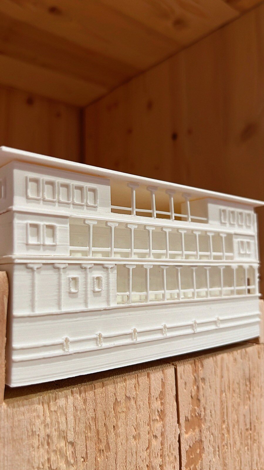Model of the monastery dormitory